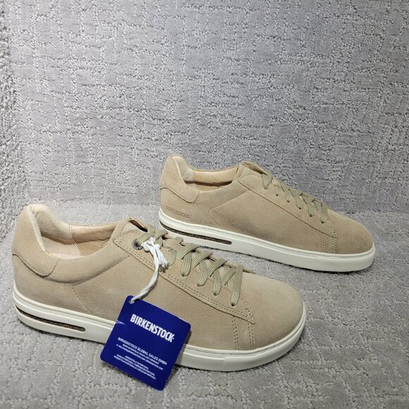 Birkenstock Bend Low Unisex Size EU 41 US L10 M8 Taupe Suede Leather Sneakers.